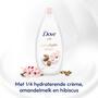 Dove Caring Bath Amandelmelk & Hibiscus Badcrème 450 ml