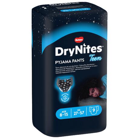 DryNites Stoere Luierbroekjes Jongens 9 Tot 13 Jaar (27 - 57 kg) 9 stuks