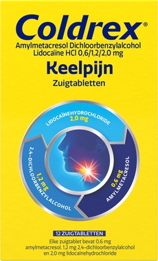 Coldrex Keelpastilles 12 Stuks