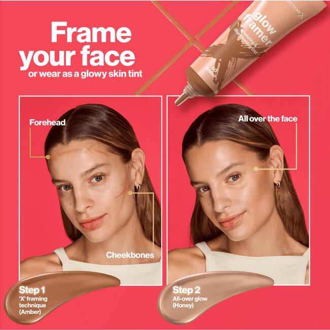 Max Factor Glow Framer bronzer en highlighter 20 Honey