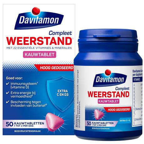 Davitamon Compleet Weerstand Forte 50 Kauwtabletten