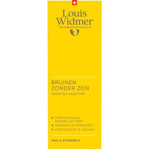 Louis Widmer Suncare Bruine Zonder Zon Licht Geparfumeerd 100 ML