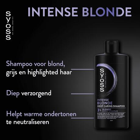 Syoss Intense Blonde Shampoo 440 ML