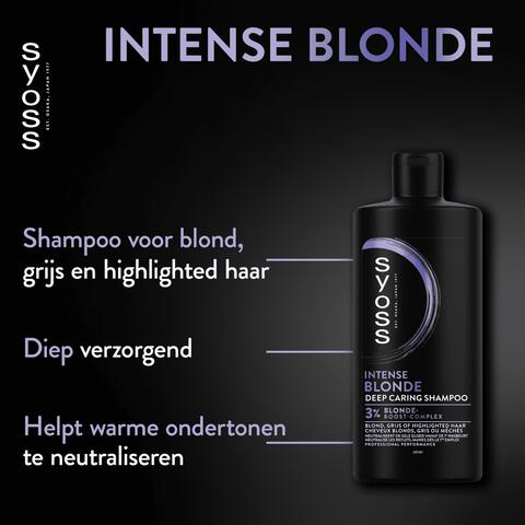 Syoss Intense Blonde Shampoo 440 ML
