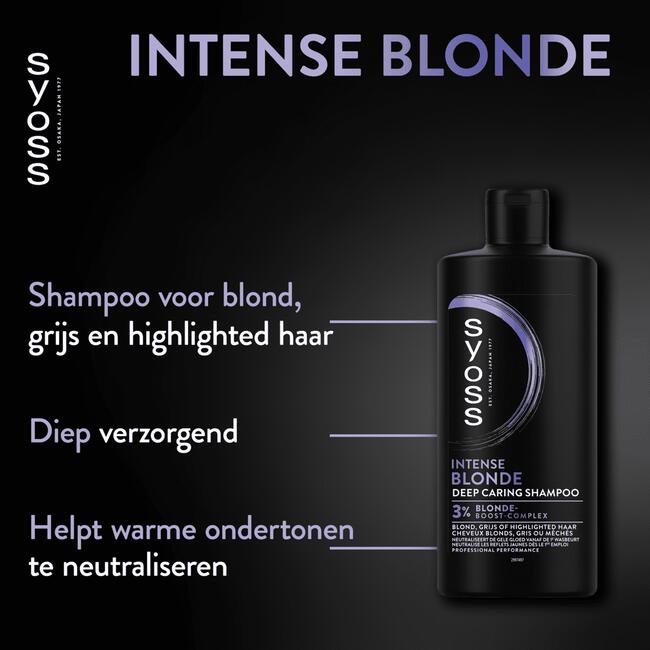 Syoss Intense Blonde Shampoo 440 ML