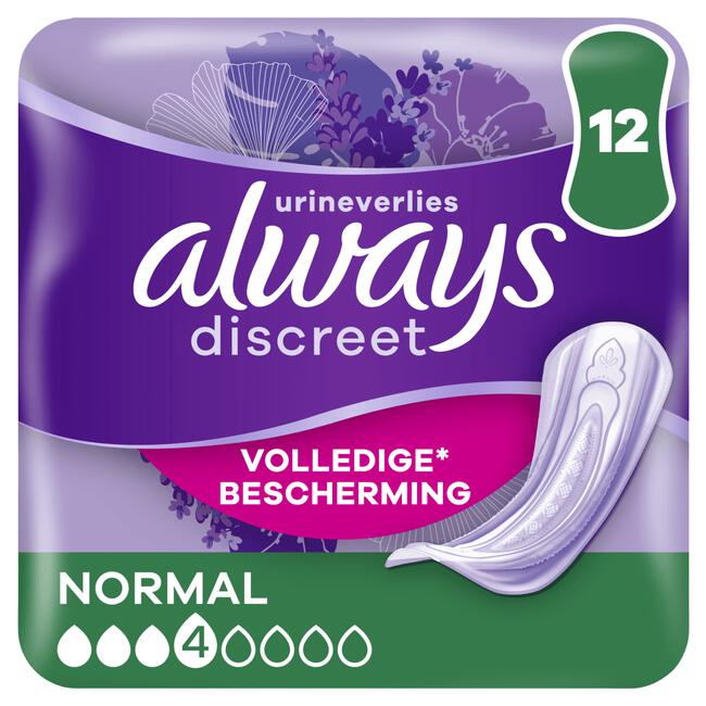 Always Discreet Incontinentieverband Normal 12 stuks