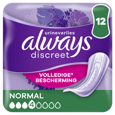 Always Discreet Incontinentieverband Normal 12 stuks