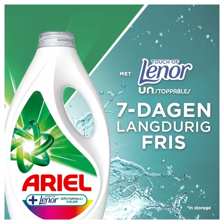 Ariel Liquid Touch Of Lenor Color 25 Stuks