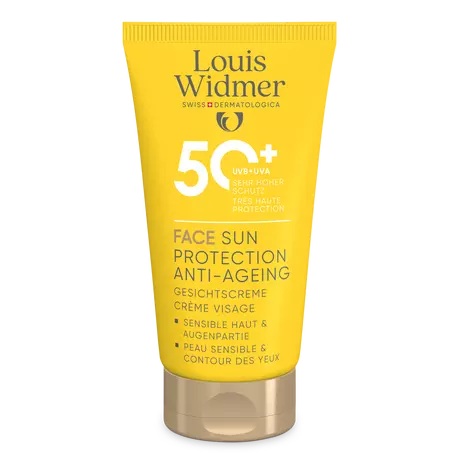 Louis Widmer Face Sun Protection Anti-Ageing SPF50+ Licht Geparfumeerd 50 ML