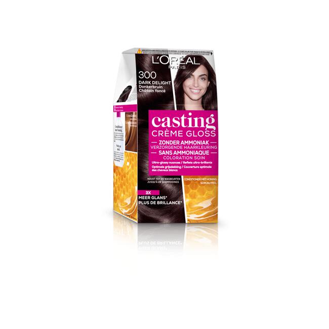 L'Oréal Paris Casting Crème Gloss Haarverf 300 Dark Delight Donkerbruin
