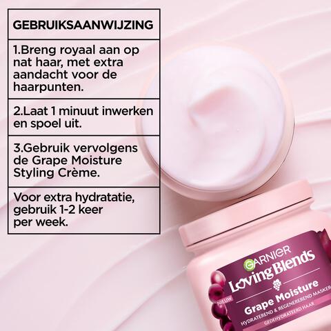 Garnier Loving Blends Grape Moisture Masker 340 ML