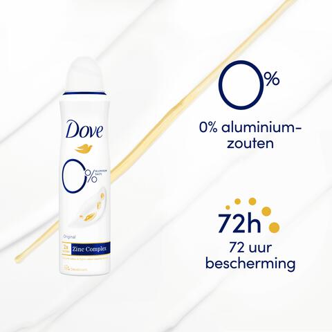 Dove Original 0% Deodorant Spray 150 ML