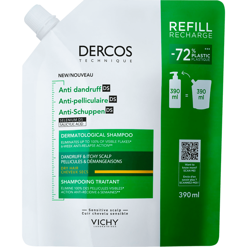 Vichy Dercos Anti-Roos DS Shampoo DH Navulling 390 ML