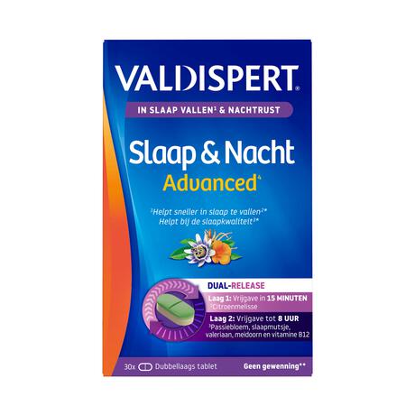 Valdispert Slaap en Nacht Advanced 30 Stuks