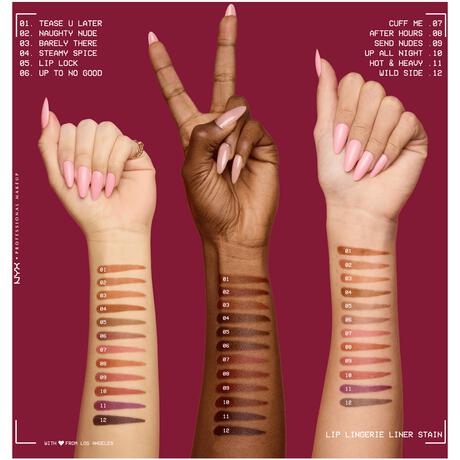 NYX Professional Makeup Lip Lingerie Liner Stain 06 Up To No Good 06 Bruin