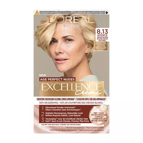 L'Oréal Paris Excellence Crème Age Perfect Nudes 8.13 Beige Blond