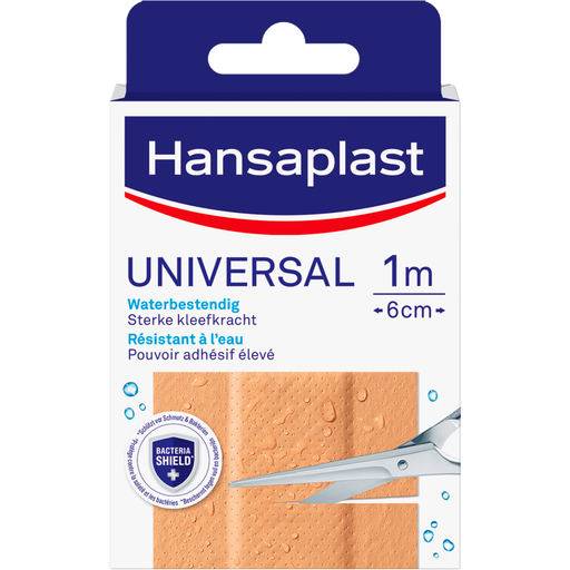 Hansaplast Universal Pleisterstrip waterbestendig 1 M x 6 CM