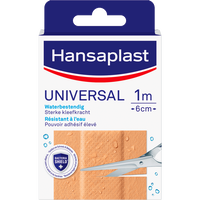 Hansaplast Universal Pleisterstrip waterbestendig 1 M x 6 CM