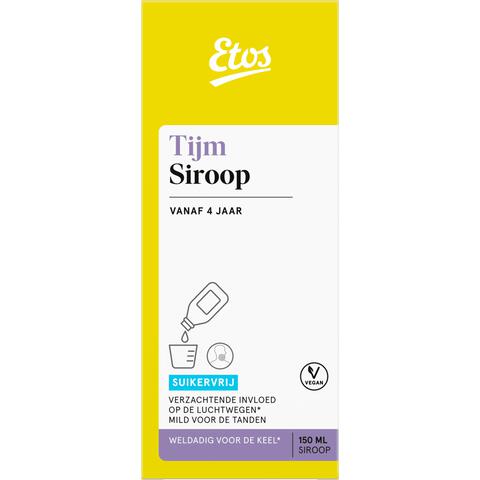 Etos Tijmsiroop Suikervrij