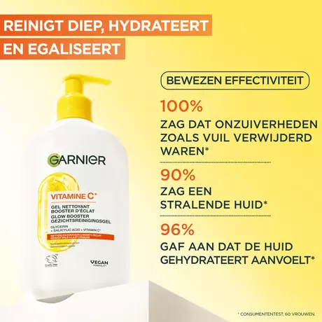 Garnier SkinActive Reinigingsgel met vitamine C 250 ML