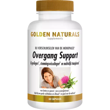 Golden Naturals Overgang  Support Vegan Capsules 60 stuks