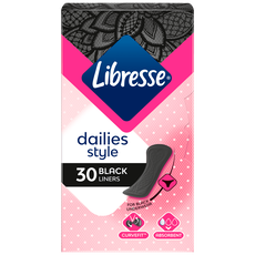 Libresse Daily Fresh Black Inlegkruisjes Normal