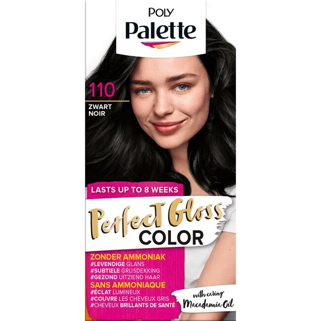 Poly Palette Perfecte Gloss Color Haarverf 110 Glossy Zwart