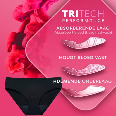 Libresse Intimawear Hipster Menstruatieondergoed Zwart Small 1 stuk&nbsp;