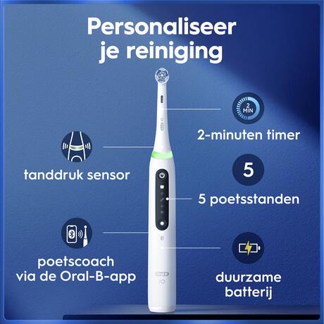 Oral-B iO 5s Wit Elektrische Tandenborstel