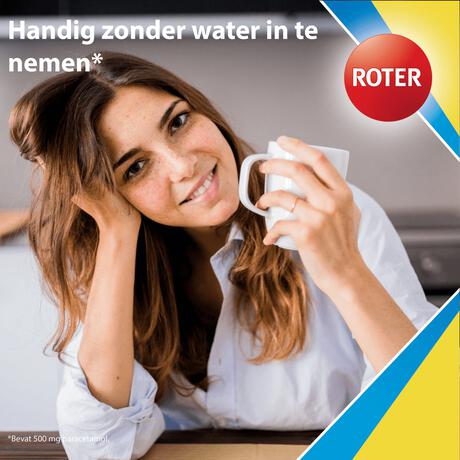 Roter Paracetamol smelttablet 500 mg 20 tabletten