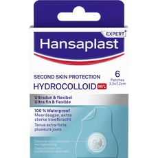 Hansaplast Second Skin Protectoin Waterproof en Transparante Pleister Strips 6 stuks