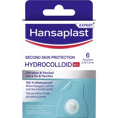 Hansaplast Second Skin Waterproof Transparante Pleister Strips 6 stuks