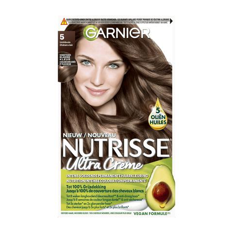 Garnier Nutrisse Crème Permanente Haarverf 5 Lichtbruin