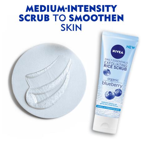 NIVEA Essentials Verfrissende Rice Scrub Peeling Exfoliant 75 ML