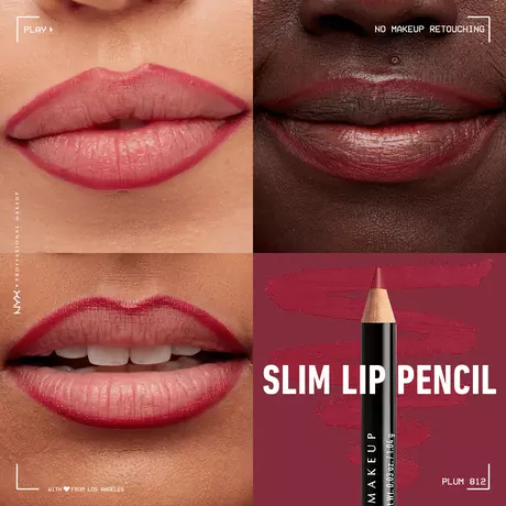 NYX Professional Makeup Slim Lip Pencil Plum