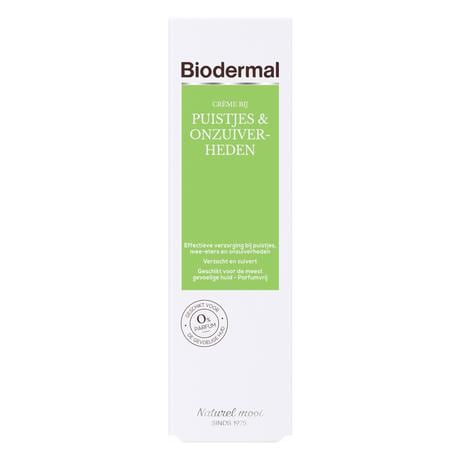 Biodermal Crème bij Puistjes & Onzuiverheden 30 ML