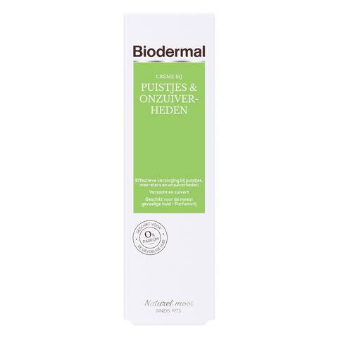 Biodermal Crème bij Puistjes & Onzuiverheden 30 ML