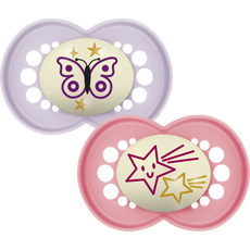 MAM Original Night 16M+ Pink 2 stuks