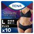 TENA Silhouette Plus Low Waist Wegwerpbroekjes Zwart L 10 stuks