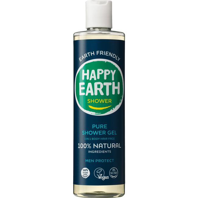 Happy Earth 100% natuurlijke Lemon Sandalwood Douchegel 300 ML