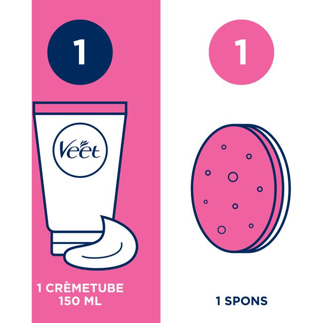 Veet Ontharingscreme Gevoelige Huid In-Shower 150 ML
