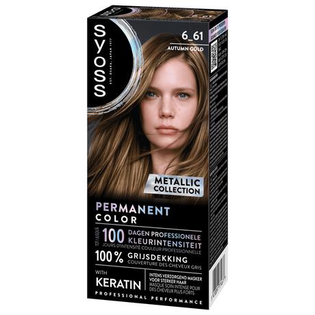 Syoss Metallic Collection Haarkleuring 6-61 Autumn Gold