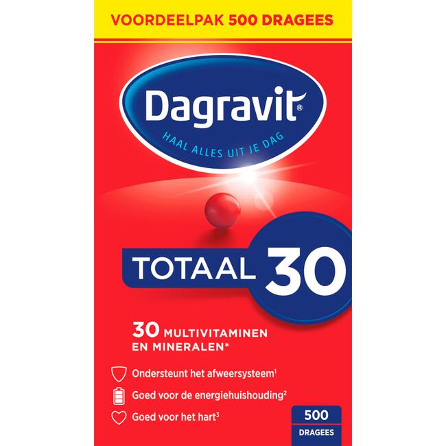 Dagravit Totaal 30 Voordeelpak 500 dragees