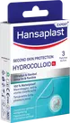 Hansaplast Second Skin Waterproof en Transparante XL Eilandpleisters 3 stuks