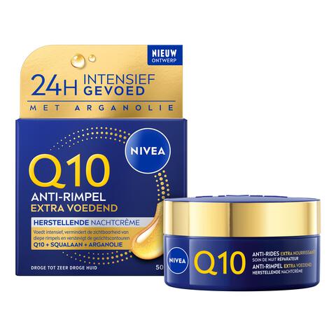 NIVEA Q10 Power Anti-Rimpel Extra Voedend Herstellende Nachtcrème 50 ML