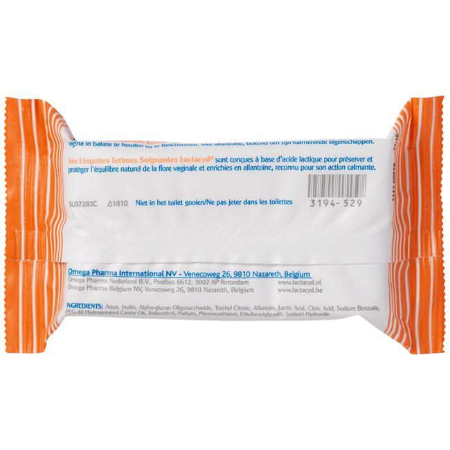 Lactacyd Reinigende Verzorgende Intiem Tissues 15 Stuks