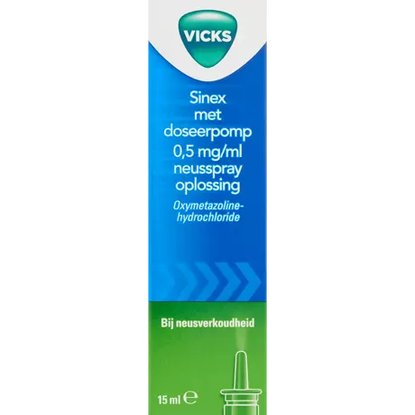 Vicks Sinex Neusspray met Doseerpomp 15 ML
