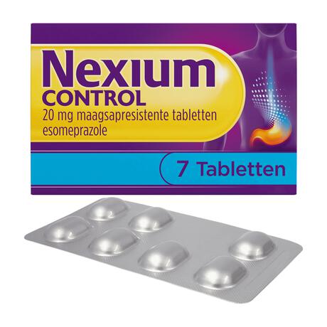 Nexium Control 7 Tabletten Voor brandend maagzuur