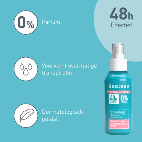 Deoleen derma intense 48h spray 100 ML