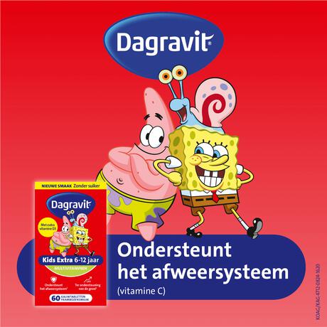 Dagravit Kids Multivitaminen Xtra 6-12 jaar 60 stuks